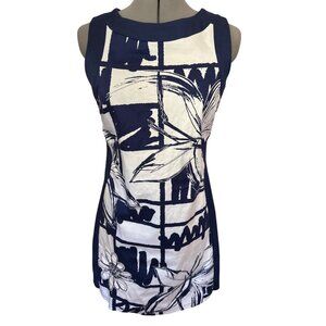 Desigual Womens Sleeveless Floral Print Dress With Rear Zipper Closure Size 38